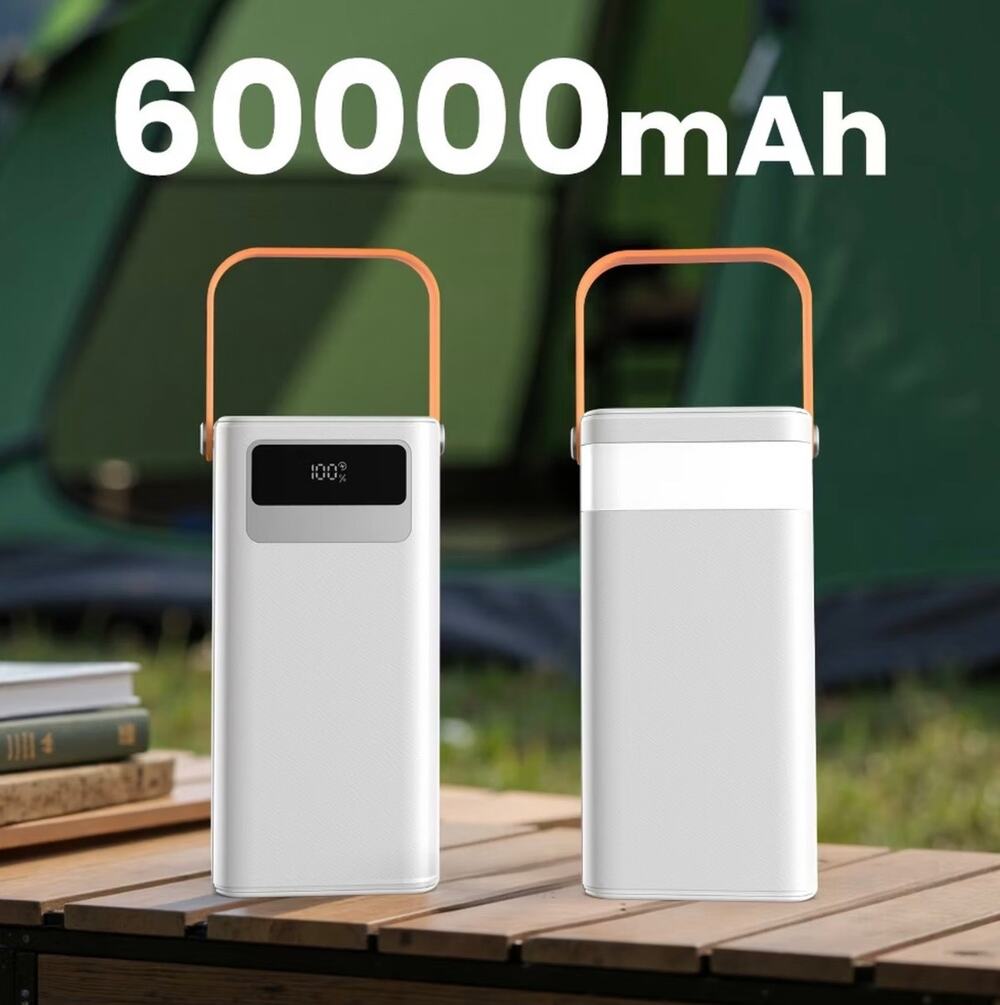 60000mAh Portable Power Bank with LED Light